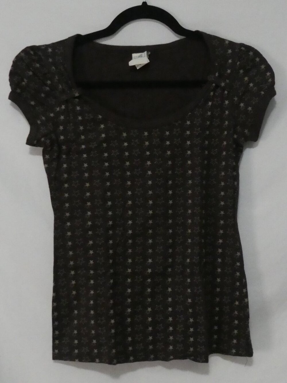 Y2K 725 ORIGINALS Made In Canada All-Over Star Print Short Sleeve Tee - medium